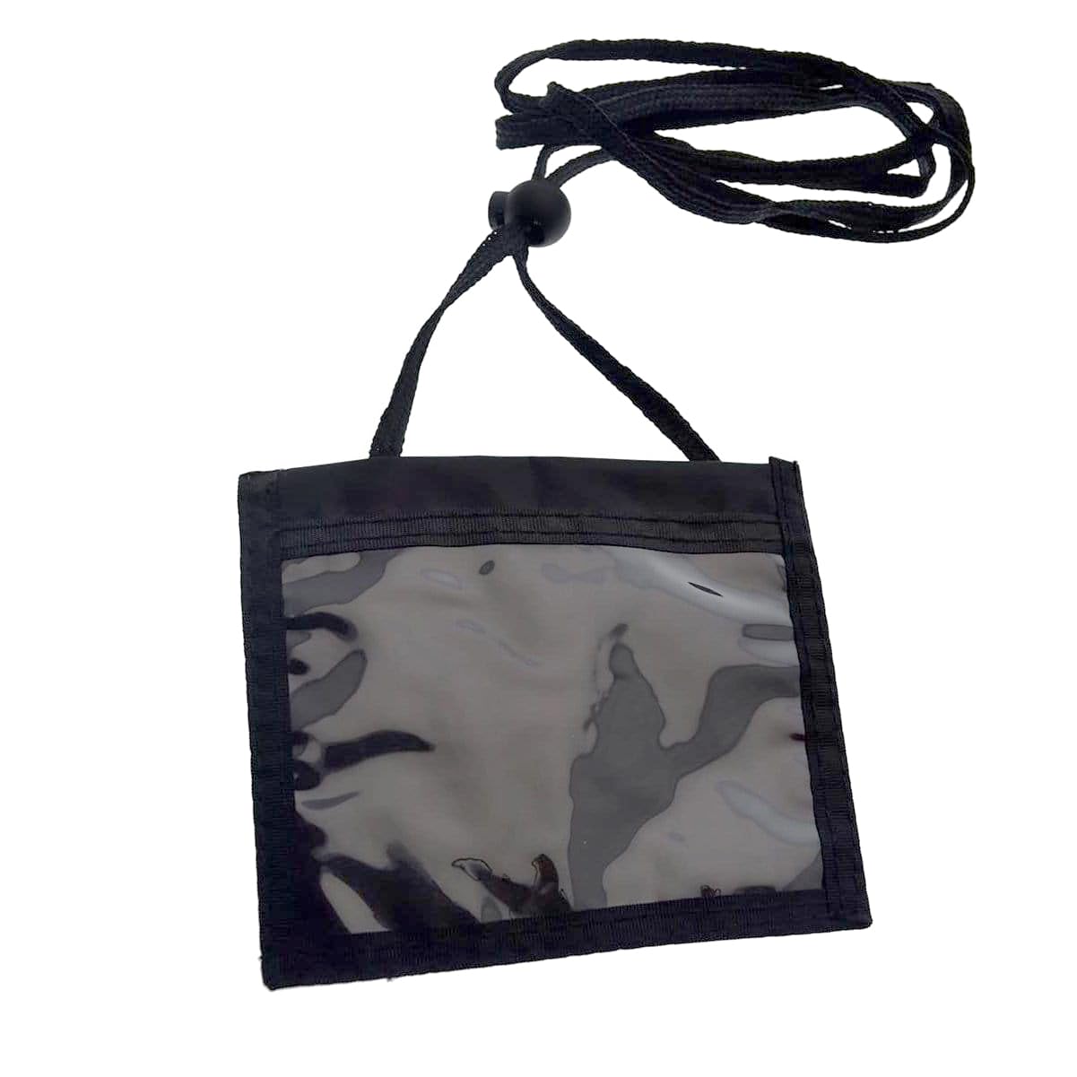 Specialist ID Ausweiskartenhalter mit Umhängeband, 4 x 3 Ausweis- und Reiseausweis mit 3 Taschen, durchsichtiges Kunststoff, 4 x 3 horizontales Fenster, Reißverschluss-Tasche + von Specialist ID