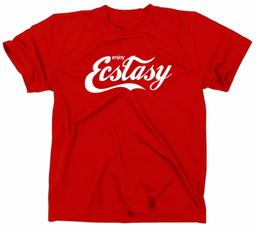 Styletex23 Men's Red Ecstasy Xtc Mdma T-Shirt, L
