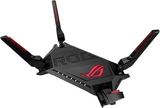 ASUS ROG Rapture GT-AX6000 Dual-Band Gaming Combinable Router (Tethering as 4G and 5G Router Replacement, WiFi 6, Dual 2.5G Ports, WAN Aggregation, VPN Fusion, Triple-Level Game Acceleration)