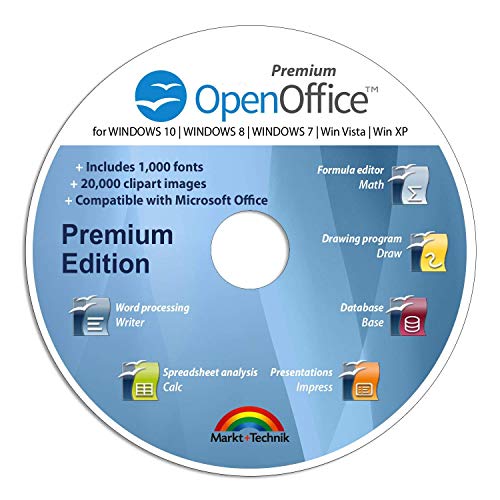 OpenOffice Premium Edition for Windows 10-8-7-Vista-XP | PC Softw...