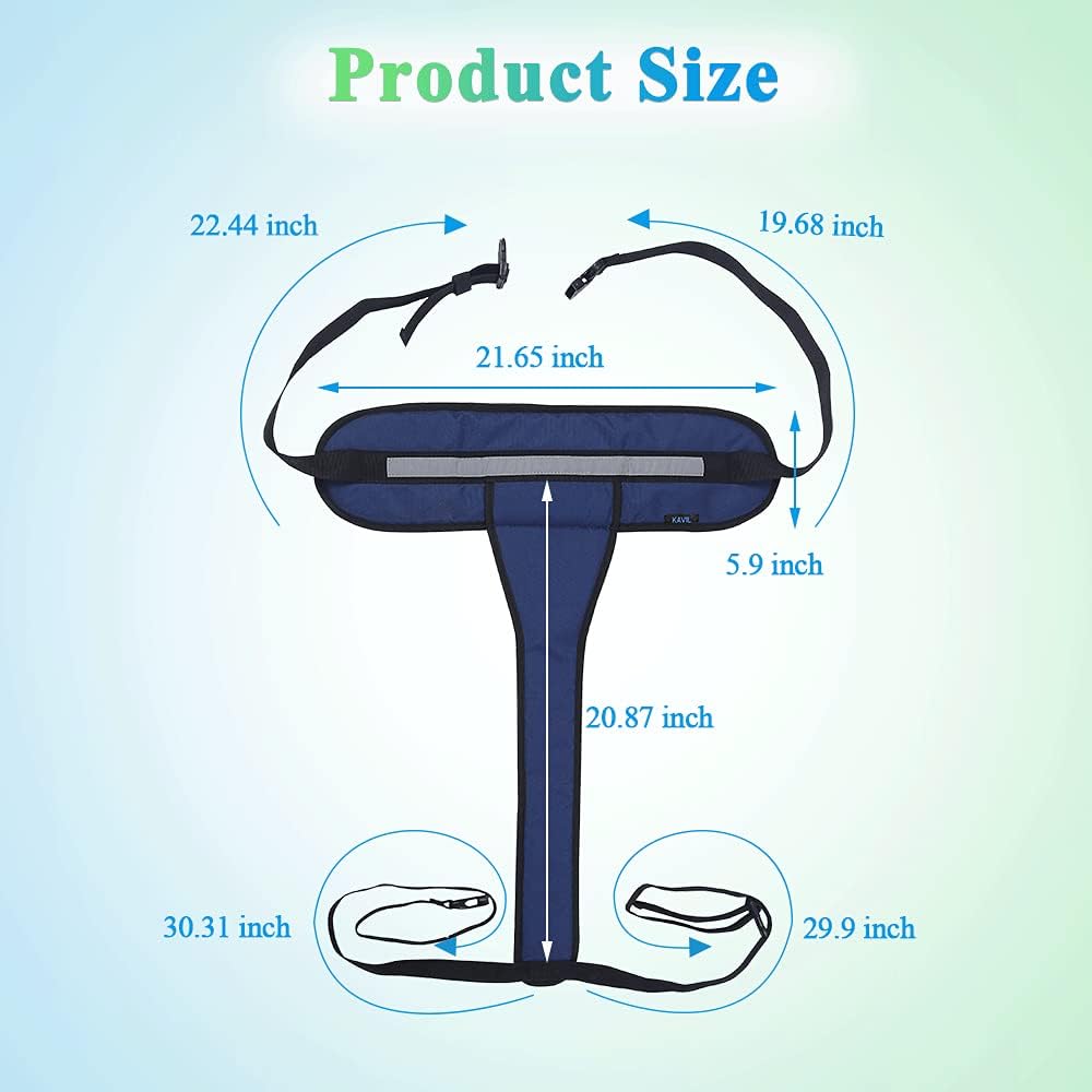 Wheelchair Seat Belt Restraints Harness for Dementia Patients Wheelchair Seatbelt Accessories Fall Prevention for Elderly Adults Chair Safety Straps Adjustable Support Vest to Prevent Sliding