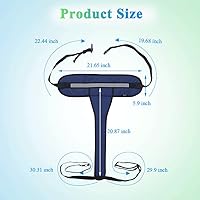 Vista 5 de Arnés de sujeción para cinturón de seguridad para silla de ruedas, para pacientes con demencia, accesorios de cinturón de seguridad para silla
