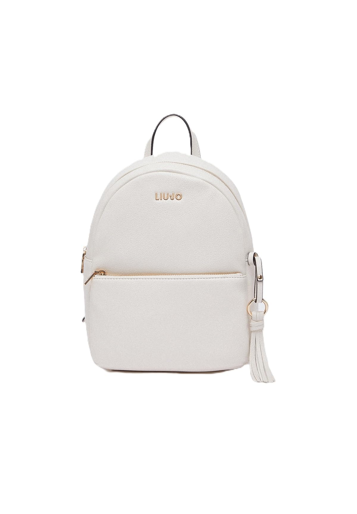 Liu Jo Zaino Cirry Cream, Poliestere Ecosostenibile, 22 x 29,​5 x 10 cm, con Cerniera e Tasca Esterna, Spallacci Regolabili