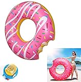 🍩 [El mejor compañero de piscina en verano]: el anillo de natación es el regalo de verano perfecto para los niños. Déjalos disfrutar de la diversión en el agua y dale color a la fiesta de verano de los niños.