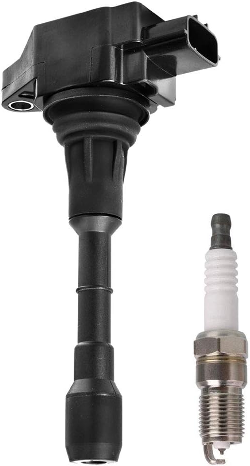 ENA Set of 6 Iridium Spark Plug and 6 Ignition Coil Pack Compatible with Nissan Infiniti Maxima Murano Pathfinder Quest Altima Q50 QX60 FX35 3.5L V6 Replacement for UF550