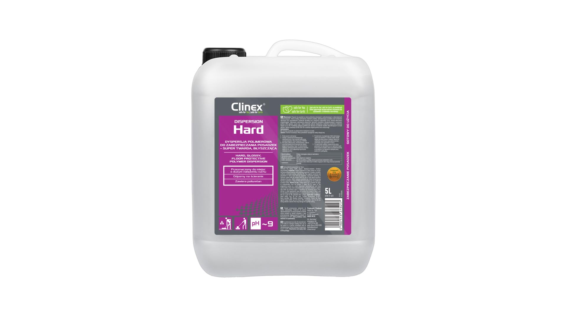CLINEX Dispersión Dura, Agente protector de suelos, duro, brillante, 5l