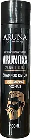 Shampoo Arunoxx Detox Anticaspa 300ml Com Chá Verde Bambu E Camélia Para Cabelo E Barba