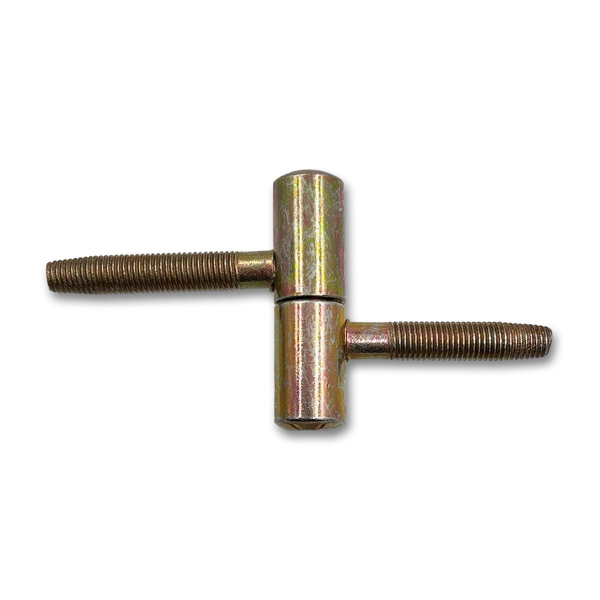 Door Hinge 2-Piece Drilling Tape Diameter 16 mm - Renovation Tape for Rebated Wooden Doors, Matte Nickel Plated Metal, Load Capacity 40 kg, Pack of 2 - Hinge for Interior Doors & Wooden Frames (2 - Image 4