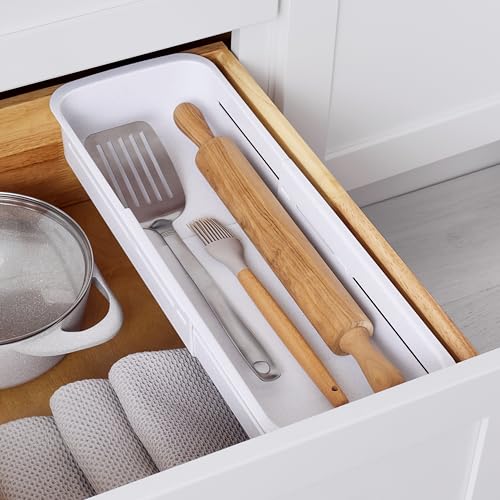 YouCopia DrawerFit&reg; Sliding Drawer Bin, Expandable and Adjustable Kitchen Storage Organizer...
