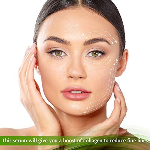 Green Tea Matcha Revitalizing Serum, For Face, Neck & Decollete, Antioxidant Facial Treatment, Smoothes Fine Lines & Wrinkles, Hydrates & Plumps Skin, Acnу Treatment And Dark Corrector #TOP5