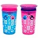 Munchkin Miracle 360 Sippy Cup, Pink/Blue, 2 Count