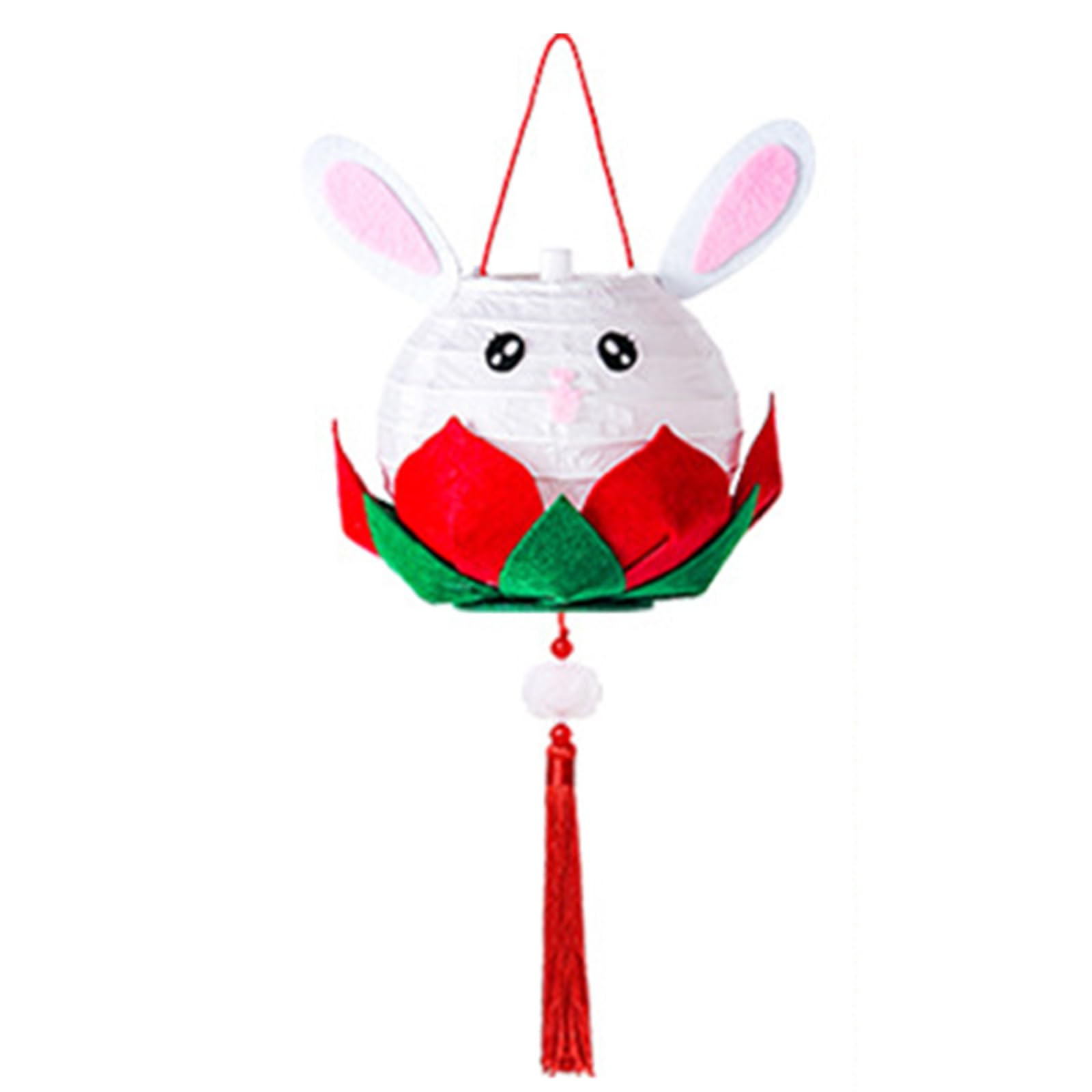 carotoe Festival Flower Shape Lights with Rabbits Stylish Flower Lights with Rabbits Pattern for Autumn Occasion Paper