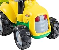 Vista 6 de Juguetes de tractor, juegos de tractor, adecuados para niños pequeños, vehículos de granja con efectos de luz y sonido, vienen con un conductor