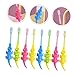 WOFASHPURET 4-Pack Cartoon Soft Bristle Kids Toothbrush Set Random Colors Gentle Oral Care for Babies and Toddlers Fun Animal Design for Effective Tooth Cleaning