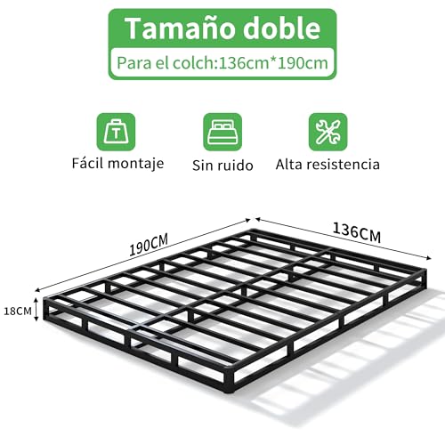 La mejor comparación de Bases Tubulares para Cama Matrimonial . 15 Imagen adicional