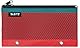 Leitz Urban Chic Federmäppchen mit 2 Fächern, Integrierte Ösen, Rot, 60130020