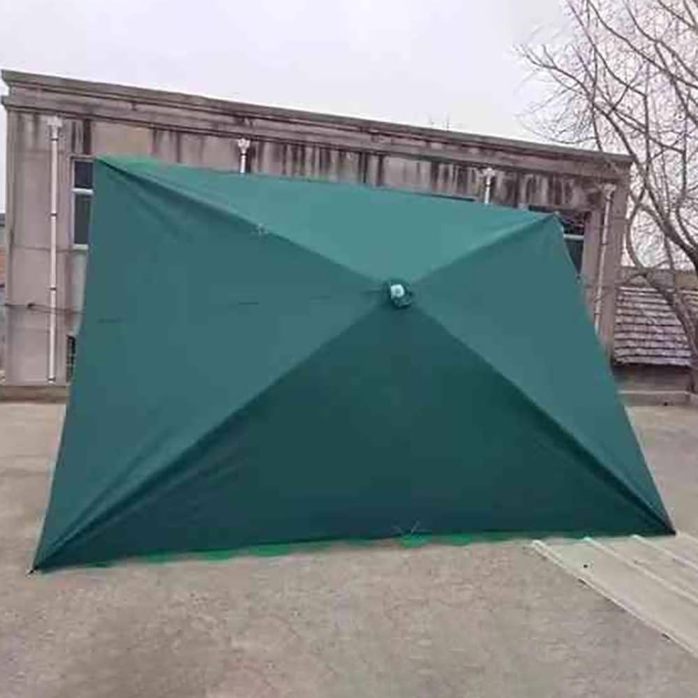 Prostokątny baldachim parasola 3 m x 2 m, zamiennik 6 żeber, pokrowiec na parasol na taras, trwały materiał parasola na balkon, taras i do ogrodu