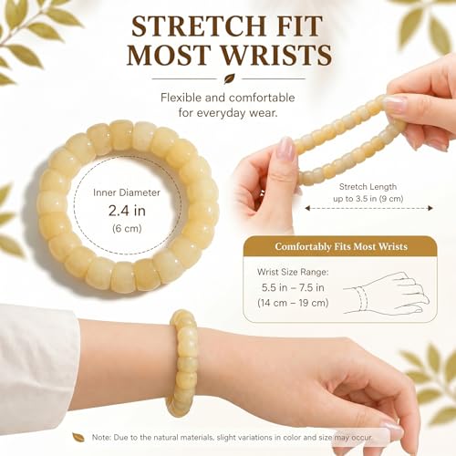 Image of Frodete Bodhi Fidget Bracelet Seed Stretch Anxiety Relief Healing Jewelry