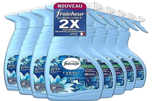 Febreze Spray Ambientador Textil Lenor Volada De Aire (8 x 500 ml), Tecnología OdourClear, elimina los olores de tus textiles para dejar solo un perfume fresco, Febreze Spray Ambientador Textil Lenor Volada De Aire (8 x 500 ml), Tecnología OdourClear, elimina los olores de tus textiles para dejar solo un perfume fresco,
