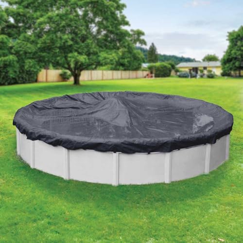 Robelle 3615-4K Copertura Per Piscina Invernale Economy Con 4 Piedi Sovrapposizione, 4,6 M Fuori Terra - 2