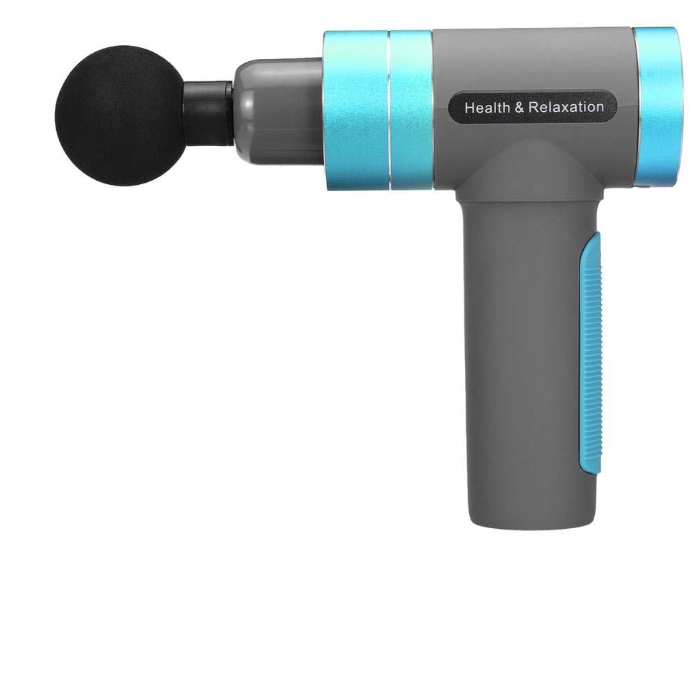 massaggiatore muscolare terapia sportiva rilassamento sollievo dal dolore shaper dimagrante corpo 6 teste 7200r / min-1_Blu