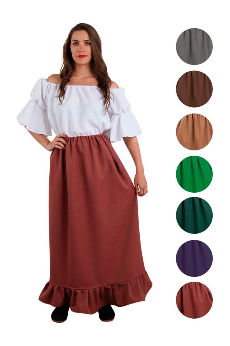 Falda medieval - Granate, L