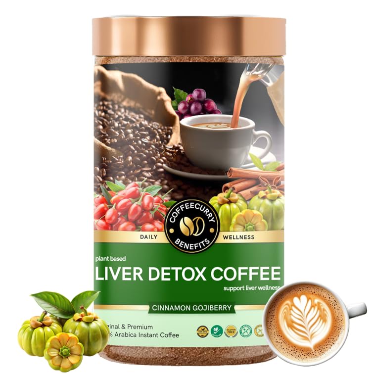 Coffeecurry Liver Cleansing Coffee (65 Gram) - Support Liver Cleansing and Wellness | Freshly Roasted Arabica Ground Coffee-image-45