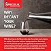 Spiegelau Crystal Wine Decanter, European Made Carafe for White and Red Wines, Glass Pitcher, Birthday, Wedding, Anniversary, Holiday, Dinner, Home Bar Cart Accessories, 33 oz, Set of 1, Clear