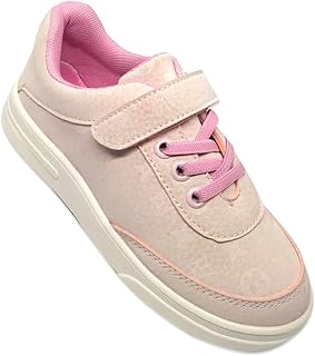 حذاء رياضي كاجوال للاطفال، برباط بينك، حذاء مشي مريح 58 31