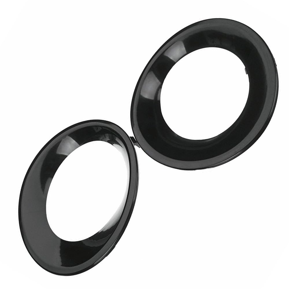 MASO 2 coperture per fendinebbia, Compatibile con BMW X3 E83 LCI 2007-2010, codice articolo 51113423789, 3423789, 51113423790, 3423790, nero