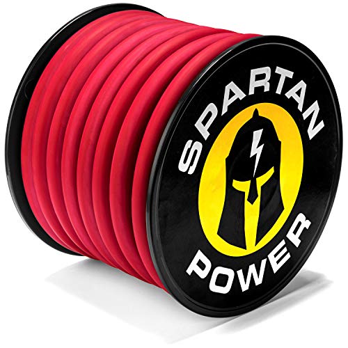 Free Shipping Over $50 Spartan Power 1/0 AWG 75 Foot Red Welding Lead & Battery Cable Copper Wire by Royal Excelene