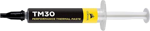 Corsair TM30 Performance Thermal Paste | Ultra-Low Thermal Impedance CPU/GPU | 3 Grams|w/applicator, silver for Desktop