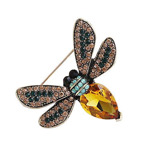 LAMEIDA 1 PCS Elegante Moda Broches Pines Forma Cristalina