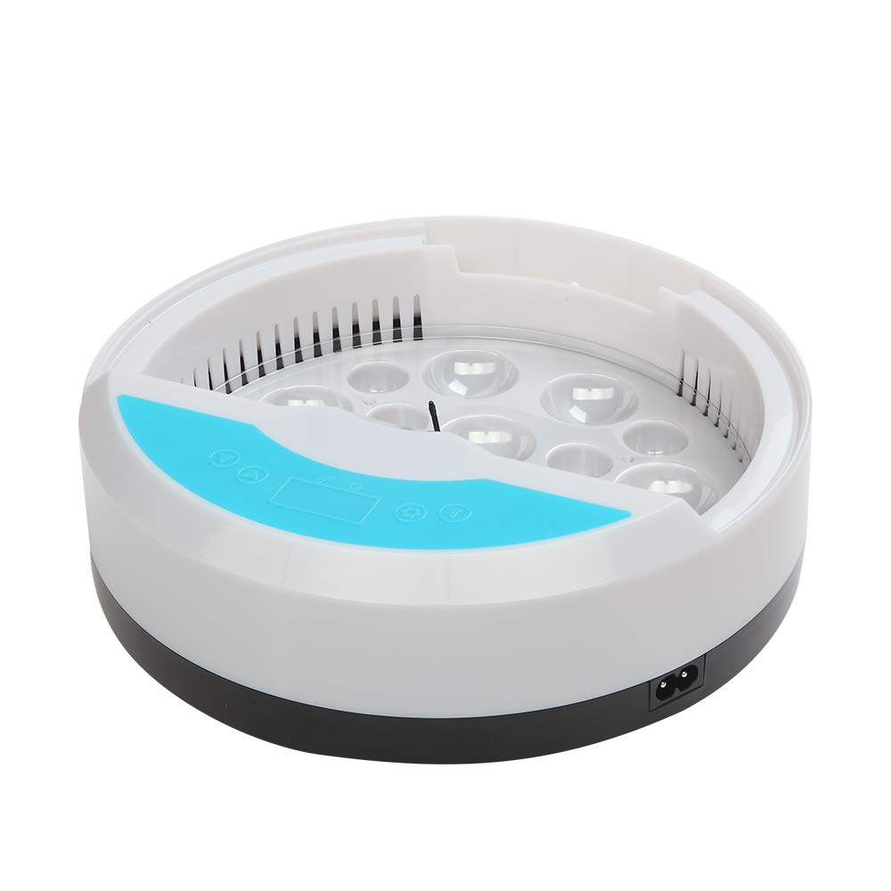 TopHomer Incubatrice automatica digitale 9 uova Mini casa con luce LED e regolazione della temperatura per pollame o regalo per bambini