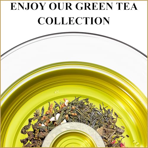 Ronnefeldt 100% Green Dream &ndash; Japanese Sencha Asamushi Green Tea &ndash; Loose Leaf in 15 Individually Wrapped Bags &ndash; Smooth & Refreshing &ndash; Caffeine Boost &ndash; German Tea Brand