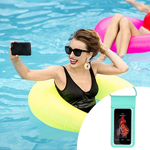 Buogint Underwater Phone Case | Independent Camera Design Bag with Lanyard | Waterproof Phone Water Protector Pouch, Phone Holder Beach Accessories Blue