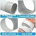 Portable Air Conditioner Exhaust Hose Coupler 5.9 Inch AC Exhaust Hose Connector Extender AC Hose Coupling Extension Support Clockwise and Counter Clockwise Threads for Air Conditioning Accessories