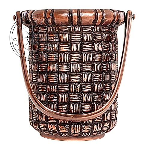 Hanzla Collection Solid Brass Copper Antique Finish Basket Door Knocker Handmade Doorknocker #TOP1