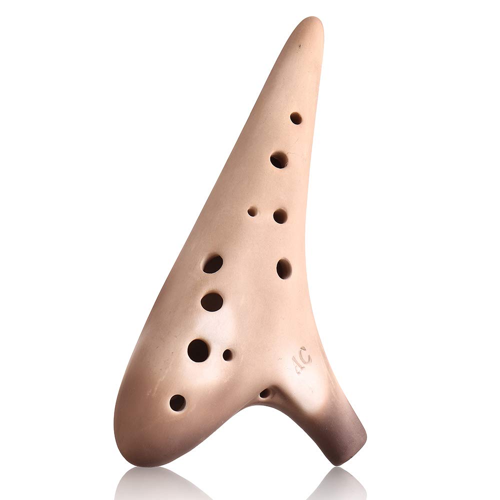 VIDOO 12 Loch Alto C Schlüssel Geräuchert Ocarina Mit Lanyard Für Anfänger