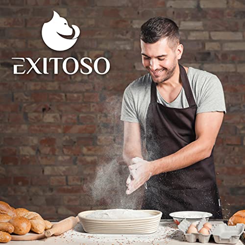 EXITOSO Cestino Lievitazione Rotondo in Rattan