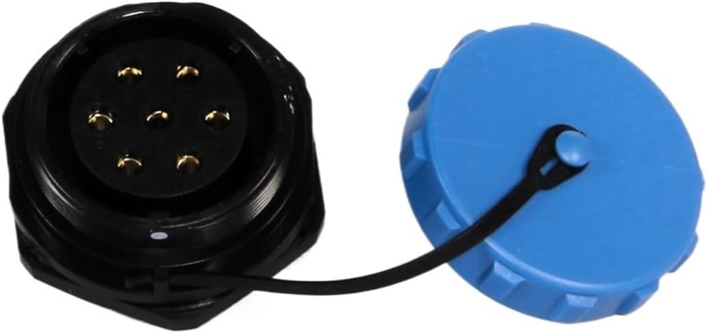 Sp29 Waterproof Aviation Connector led Connector Connector Docking seat Rear nut Flange seat Connector(SP29plug10-core)