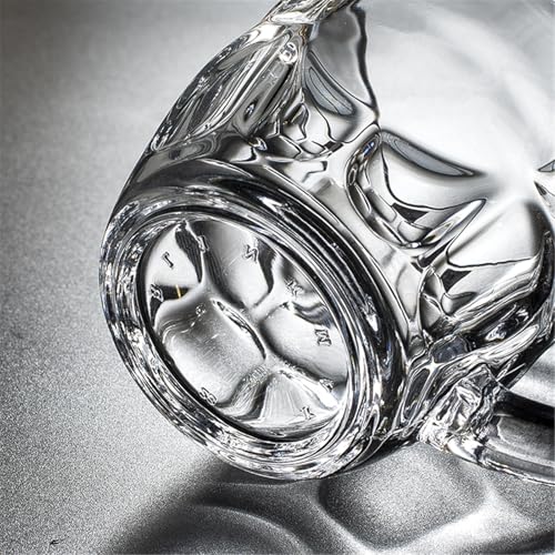 Vasos sin plomo de diseño transparente con acabado premium 6