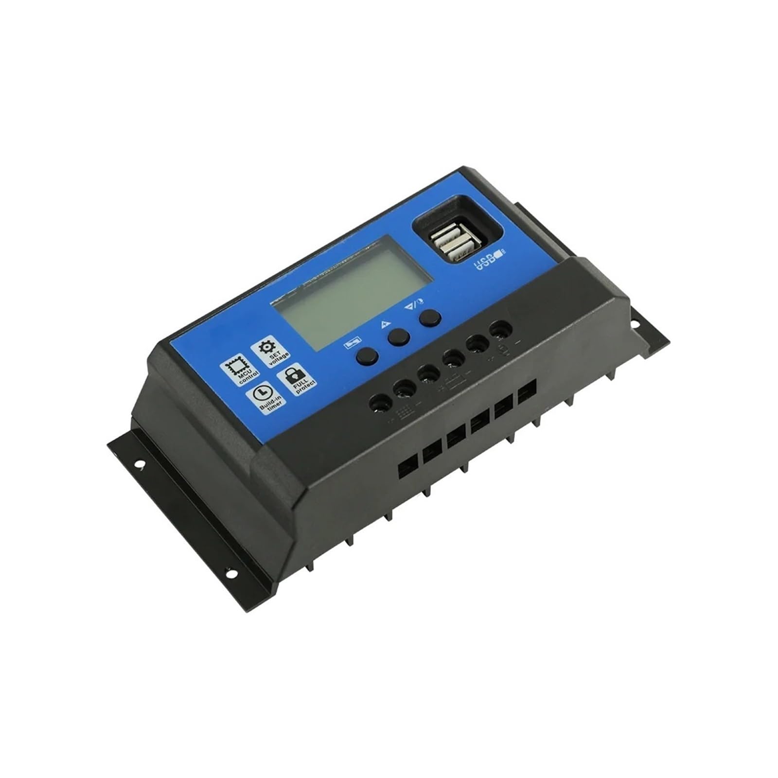 Solar Panel Charge Controller 12V 24V MPPT 10A 20A 30A Automotive Battery Charger Regulator USB(12V/24V 20A)