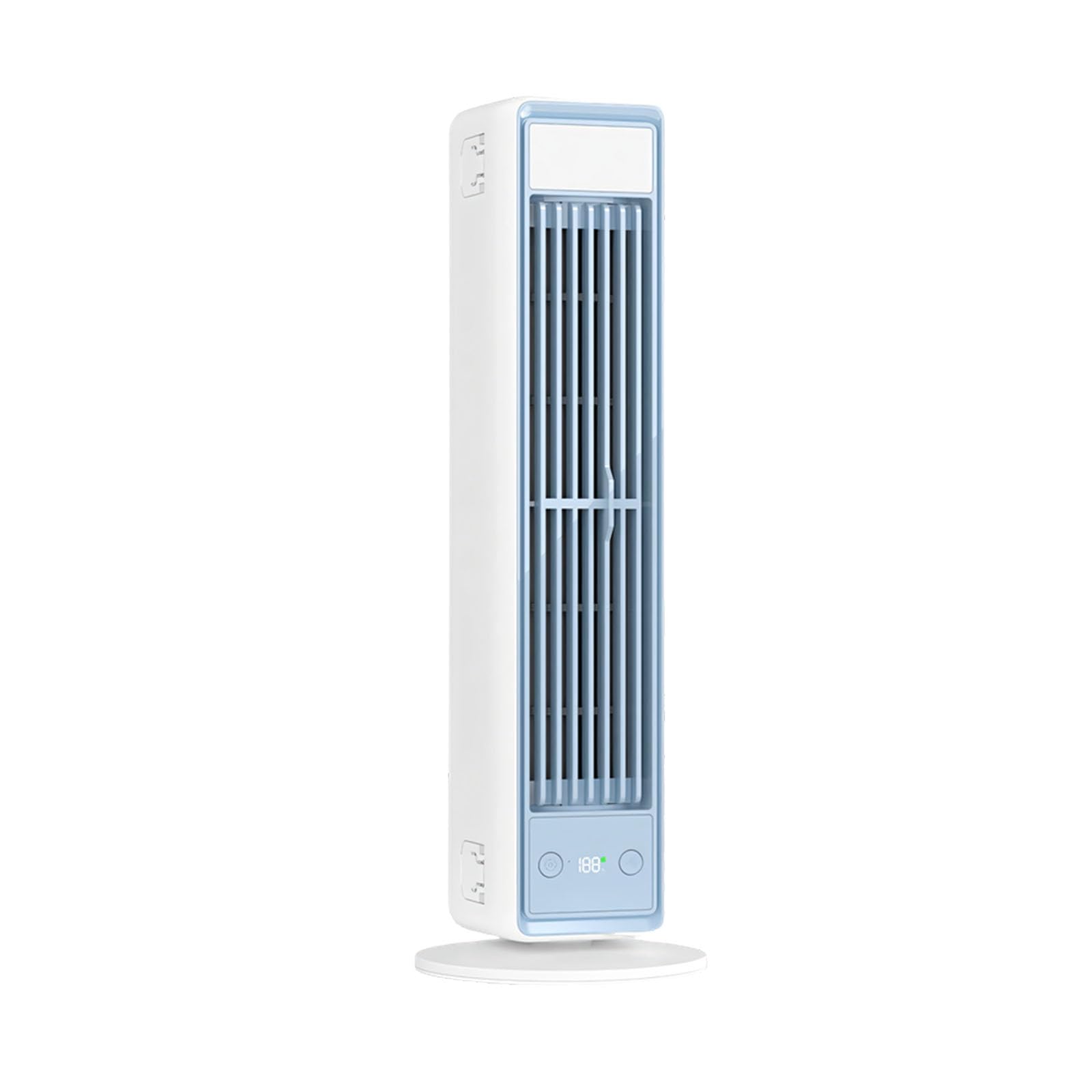Elnwnnkc Advanced Tower Fan Featuring 199 Speed Choices and 48.8 Degree Movement for Total Area Cooling Cordless Rechargeable Battery Operated