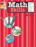Math Skills: Grade 4 (Flash Kids Harcourt Family Learning)