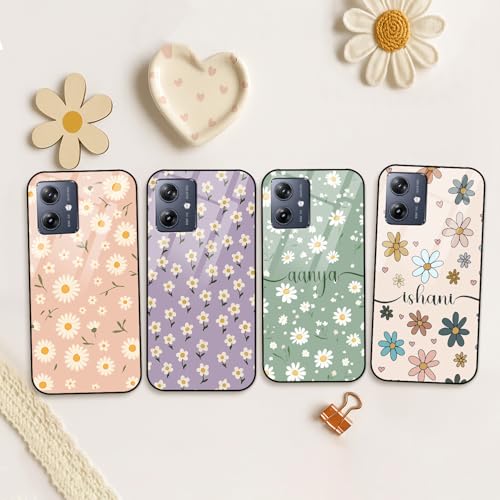 Image of COLORflow Back Cover Compatible with Motorola Moto G54 5G / G64 5G | Daisy Garden Customized | Shockproof TPU Bumper with Camera Protection Back Cover Compatible with Motorola Moto G54 5G / G64 5G