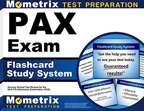 PAX Flashcard Study System: Nursing School Entrance Exam Practice Questions and Test Review for the NLN Pre-Admission Examination (PAX) (Cards)