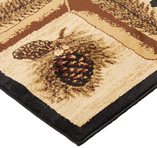 Tapete estilo Rustico Lodge Mayberry 63" x 87" miniatura 3