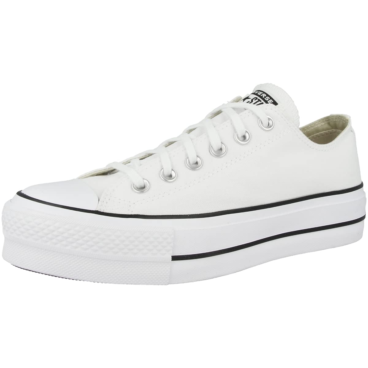 Converse Chuck Taylor All Star Lift Womens White Ox Trainers-UK 5 / EU 37.5