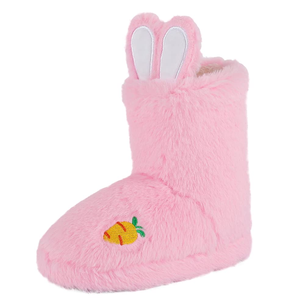 MK MATT KEELYToddler Kids Slippers Girls Boys Cute Cartoon Animal House  Slippers Winter Warm Plush Indoor Outdoor Home Shoes